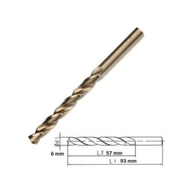 MTE 6 mm HSS-E Altın Seri Inox Delme Matkap Ucu