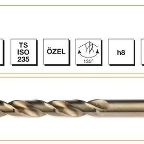 Mte 8.0 mm Altın Seri Paslanmaz Delme Matkap Ucu