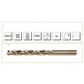 Mte 8.0 mm Altın Seri Paslanmaz Delme Matkap Ucu