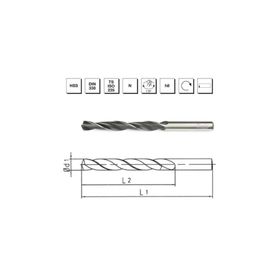 MTE B00000000700 Makina Takım 7 mm HSS DIN 338 Silindirik Saplı Haddeli Matkap Ucu