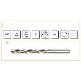MTE B00007000170 Makina Takım 1.7 mm HSS DIN 338 Silindirik Saplı Taşlanmış Matkap Ucu