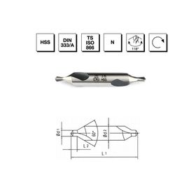 MTE B00010010630 Makina Takım 6.3 mm HSS DIN 333/A Punta Form A Matkap Ucu