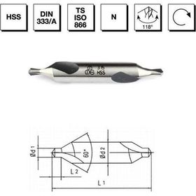 MTE B00010010800 Makina Takım 8 mm HSS DIN 333/A Punta Form A Matkap Ucu