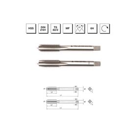 MTE B00102031806 M18x1.5 HSS DIN 2181 İnce Vidalı 2'li Takım Kılavuzu