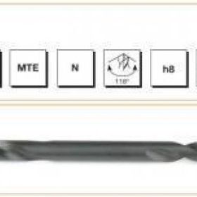 MTE Çift Taraflı 4 mm Metal Matkap Ucu