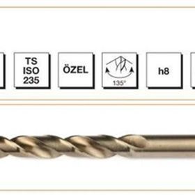 MTE Din 338 8.5 mm Altın Matkap Ucu