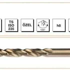 MTE Din 338 8.5 mm Altın Matkap Ucu