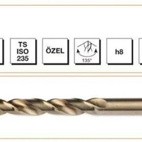 MTE Din 338 8.5 mm Altın Matkap Ucu