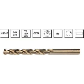 Mte DİN 338 9 mm Altın Matkap Ucu