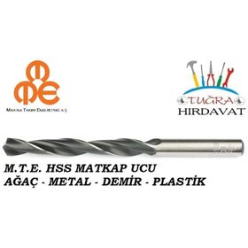 MTE HSS Demir Metal Ağaç Plastik 7.5 mm Matkap Ucu