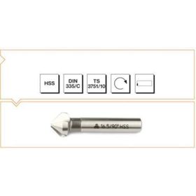 MTE HSS DIN 335/C 16.5 mm 90 Derece Havşa Freze
