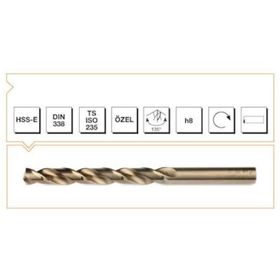 MTE HSS DIN 338 1.1 mm Altın Seri Matkap Ucu