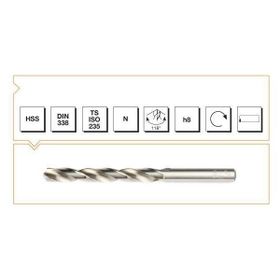 MTE HSS DIN 338 1.3 mm Taşlanmış Silindirik Saplı Kısa Matkap Ucu