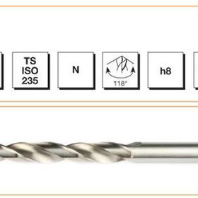 MTE HSS DIN 338 14 mm Taşlanmış Silindirik Saplı Kısa Matkap Ucu