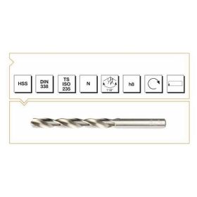 MTE HSS DIN 338 16 mm Taşlanmış Silindirik Saplı Kısa Matkap Ucu