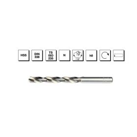 MTE HSS DIN 338 24.5 mm Taşlanmış Silindirik Saplı Kısa Matkap Ucu