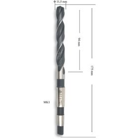 MTE HSS DIN 345 11.5 mm Mors Konik Saplı Matkap Ucu
