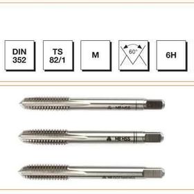 MTE HSS DIN 352 Metrik Normal Vidalı 3'lü Takım 3 mm El Kılavuzu