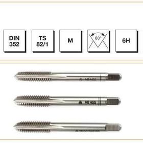 MTE HSS DIN 352 Metrik Normal Vidalı 3'lü Takım 3 mm El Kılavuzu