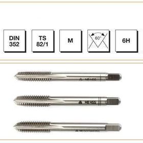 MTE HSS DIN 352 Metrik Normal Vidalı 3'lü Takım 8 mm El Kılavuzu