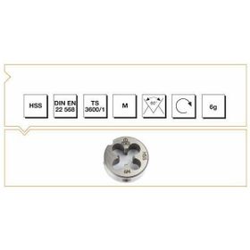 MTE HSS DIN EN 22 568 Metrik Normal Vidalı M 5x0,8 Pafta Lokması