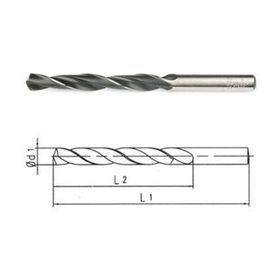 MTE HSS-E DIN 340 6.5 mm Silindirik Saplı Uzun Matkap Ucu