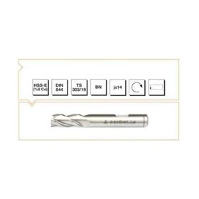 MTE HSSE DIN 844/BN 10 mm Kısa Parmak Freze