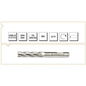 MTE HSSE DIN 844/BN 16 mm Uzun Parmak Freze