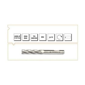 MTE HSSE DIN 844/BN 16 mm Uzun Parmak Freze