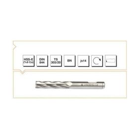 MTE HSSE DIN 844/BN 18 mm Uzun Parmak Freze