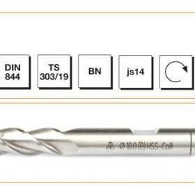 MTE HSSE DIN 844/BN 20 mm Kısa Parmak Freze