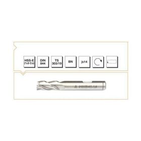 MTE HSSE DIN 844/BN 20 mm Kısa Parmak Freze