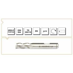MTE HSSE DIN 844/BN 5 mm Kısa Parmak Freze