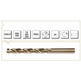 MTE Makina Takım Hsse 6 mm Altın Seri Inox Delme Matkap Ucu