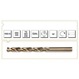 MTE Silindirik Saplı Krom Altın Seri 2.5 mm Matkap Ucu