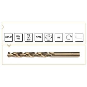 MTE Silindirik Saplı Krom Altın Seri 3.5 mm Matkap Ucu