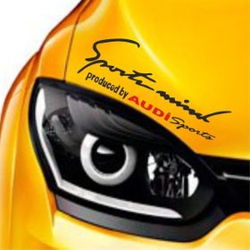 MTM Audi Sports Mind Far Üstü Oto Sticker