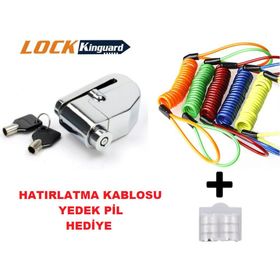 MTS LK303 Çelik Alarmlı Disk Kilidi