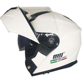 MTS M-966 Çene Açılır Sarı Siyah Motosiklet Kaskı