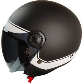 MTS Pro Helmelts FX-101 Açık Siyah Motosiklet Kaskı