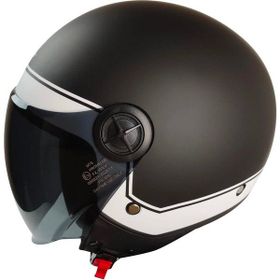 MTS Pro Helmelts FX-101 Açık Siyah Motosiklet Kaskı