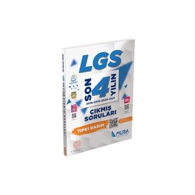 Muba Yayınları 2018-21 2003 LGS Son 4 Yılın Çıkmış Sınav Soruları