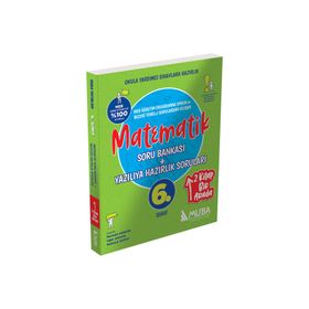 Muba Yayınları - 6. Sınıf Matematik Soru Bankası Yazılıya Hazırlık Soruları 2'si 1 Arada
