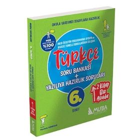 Muba Yayınları 6. Sınıf Türkçe Soru Bankası+ Yazılıya Hazırlık Soruları