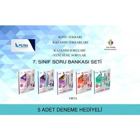 Muba Yayınları 7. Sınıf Türkçe Sosyal Bilgiler Soru Bankası Seti