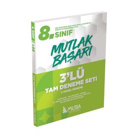Muba Yayınları 8.Sınıf 3'lü Deneme Seti