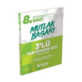 Muba Yayınları 8.Sınıf 3'lü Deneme Seti
