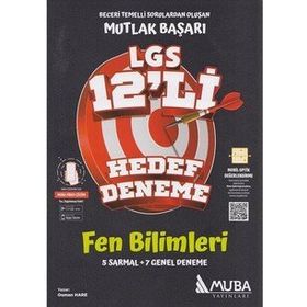 Muba Yayınları - 8. Sınıf LGS Fen Bilimleri 12 Hedef Deneme
