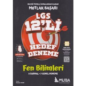 Muba Yayınları - 8. Sınıf LGS Fen Bilimleri 12 Hedef Deneme