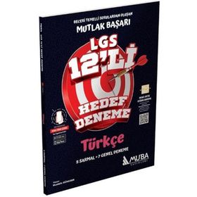 Muba Yayınları - 8. Sınıf LGS Türkçe 12 Hedef Deneme